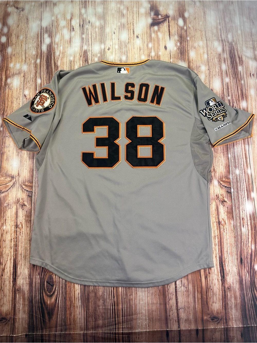 Majestic San Francisco Giants Brian Wilson 2010 World Series Jersey Size 46